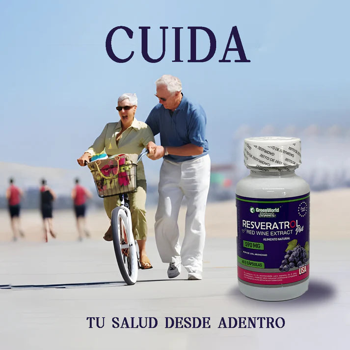 RESVERATROL 590MG 60 Cápsulas Blandas