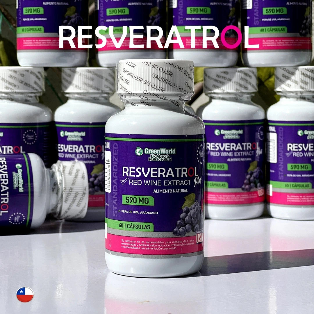 RESVERATROL 590MG 60 Cápsulas Blandas