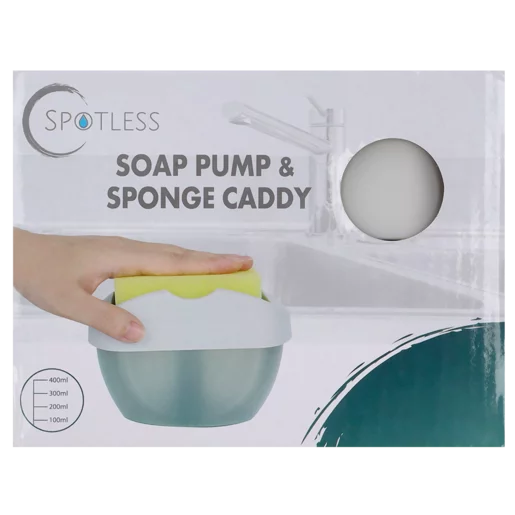 Dispensador De Jabón Y Porta Esponjas