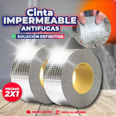 PROMOCION 2X1!CINTA IMPERMEABLE (5CM X 10M )